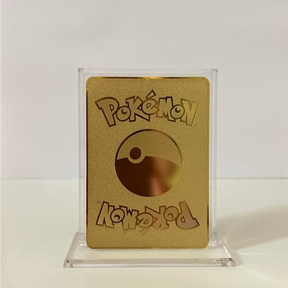 Pokemon Japanese Mimikyu & Eevee 289/SM-P & 287/SM-P METAL GOLD CARD Gift - Picture 4 of 4